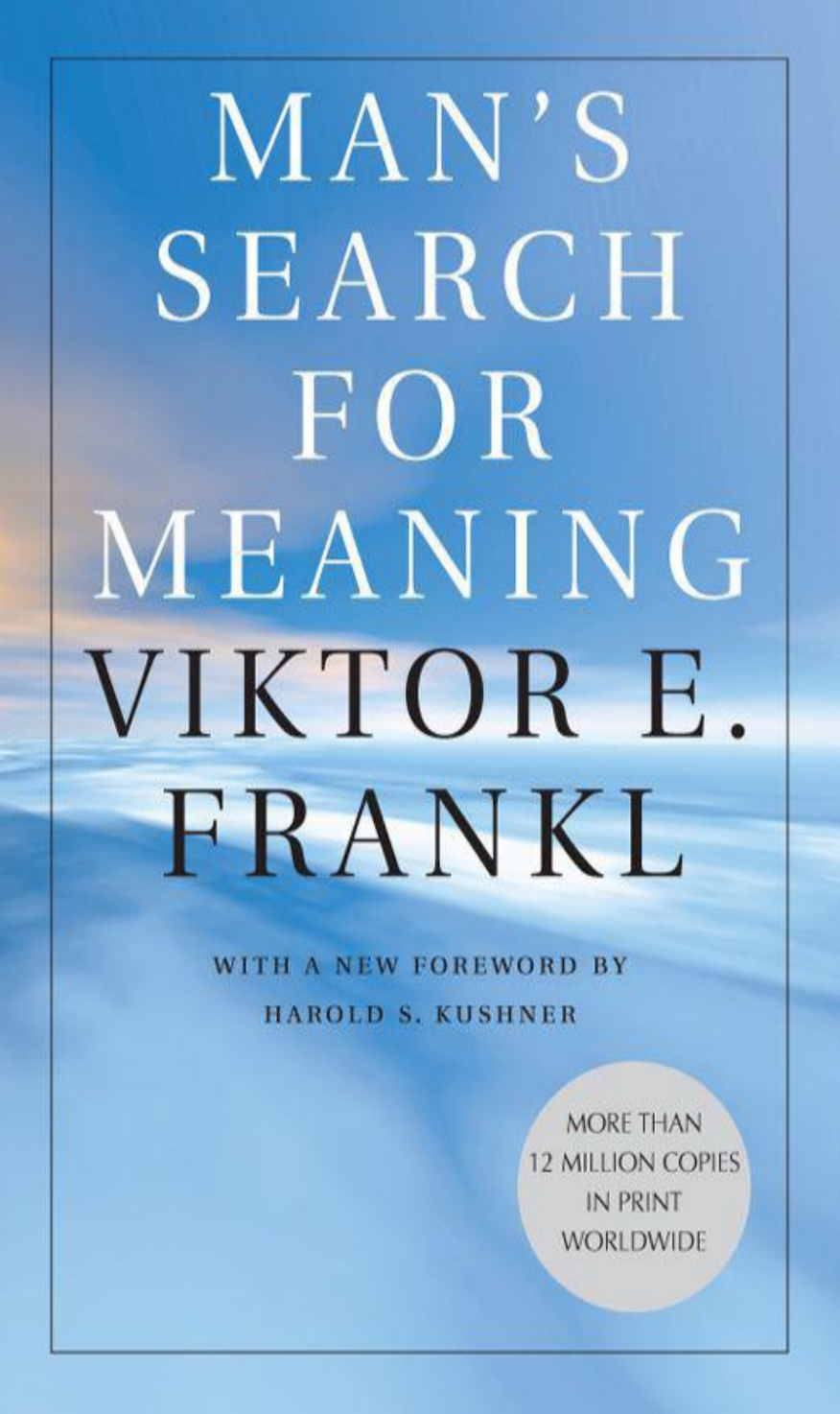 Cover of MAN'S SEARCH FOR MEANING