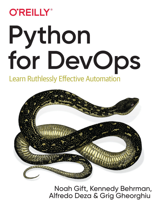 Cover of PYTHON FOR DEVOPS LEARN RUTHLESSLY EFFECTIVE AUTOMATION