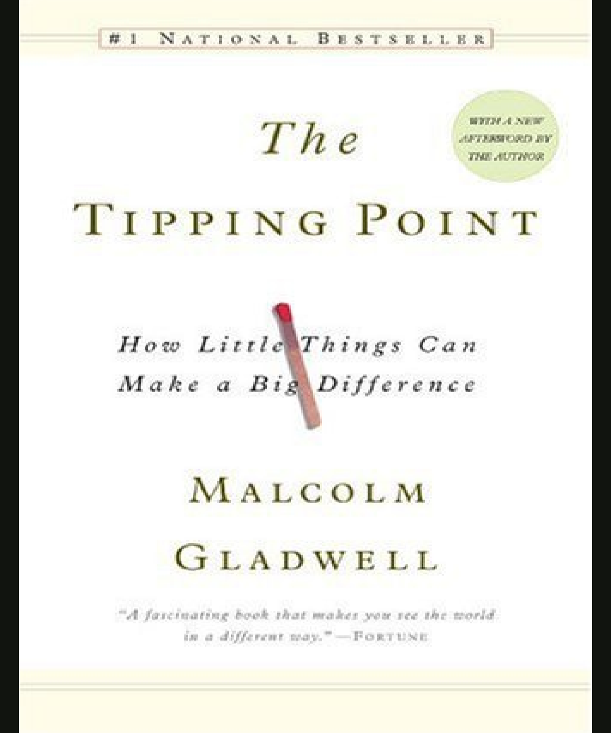 Cover of The Tipping Point: How Little Things Can Make a Big Difference