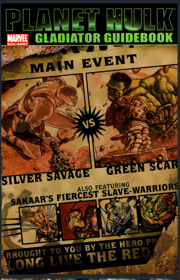 Cover of Planet Hulk 13 - Gladiator GuideBook