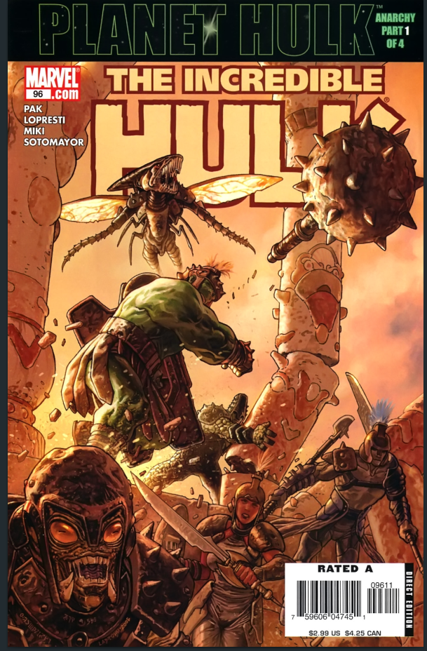 Cover of Planet Hulk 15 - Incredible Hulk - Anarchy -1
