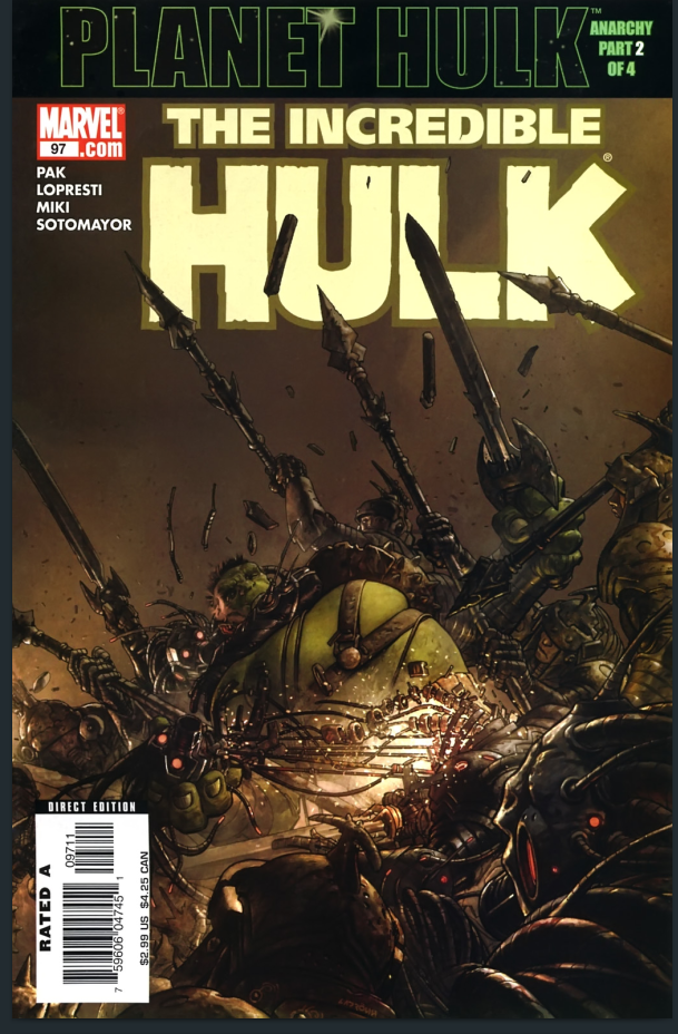 Cover of Planet Hulk 16 - Incredible Hulk - Anarchy -2